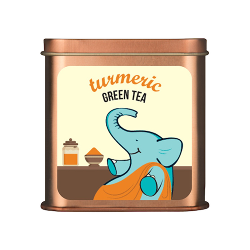 Зеленый чай с Куркумой (100 г), Turmeric Green Tea, произв. Tea Trunk #1
