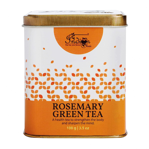 Зеленый чай с Розмарином (100 г), Rosemary Green Tea, произв. Indian Chai #1