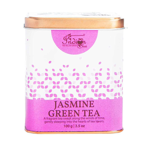 Зеленый чай с Жасмином (100 г), Jasmine Green Tea, произв. Indian Chai #1