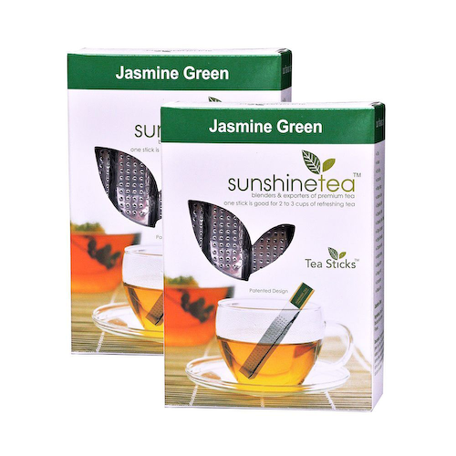 Зеленый чай с Жасмином (2 x 10 пак, 2,5 г), Jasmine Green Tea, произв. Sunshine Tea #1