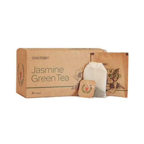Зеленый Чай с Жасмином (25 пак, 1,5 г), Jasmine Green Tea, произв. Chai Point #1