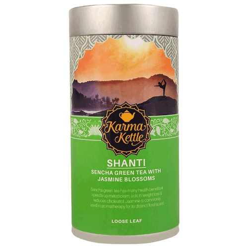 Зеленый чай Сенча с Жасмином (75 г), Shanti, произв. Karma Kettle #1