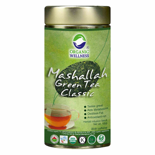 Зелёный чай Машалла (100 г), Mashallah Green Tea Classic, произв. Organic Wellness #1