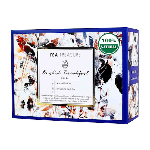 Черный чай Английский завтрак (18 пак, 2 г), English Breakfast Black Tea, произв. Tea Treasure #1