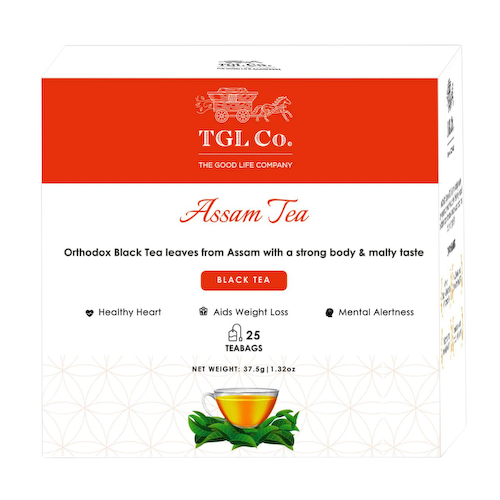 Черный чай Ассам (25 пак, 1,5 г), Assam Black Tea, произв. TGL Co. #1