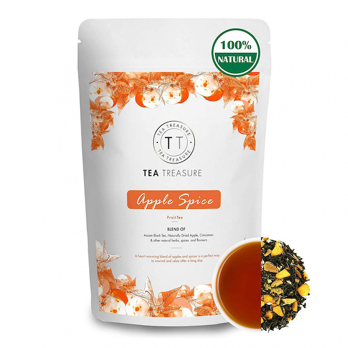 Черный чай Ассам с Яблоком и специями (100 г), Assam Black Tea Apple Spice, произв. Tea Treasure #1