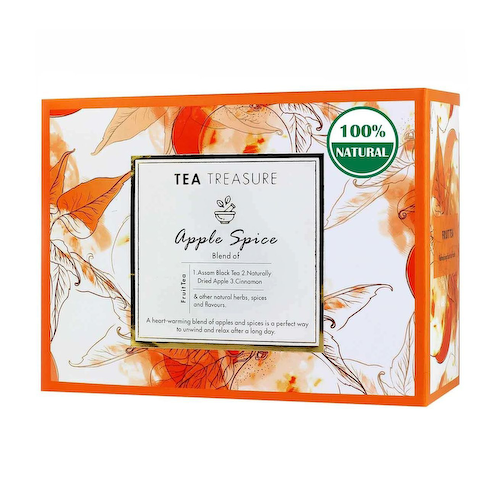 Черный чай Ассам с Яблоком и специями (18 пак, 2 г), Assam Black Tea Apple Spice, произв. Tea Treasure #1