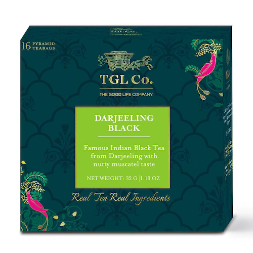 Черный чай Дарджилинг (16 пак, 2 г), Darjeeling Black Tea, произв. TGL Co. #1
