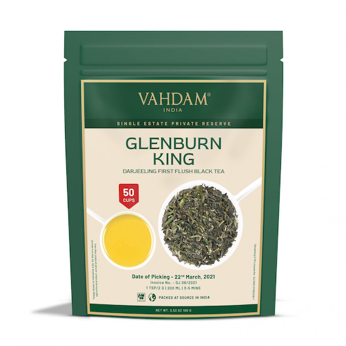 Черный чай Дарджилинг Гленберн Кинг (100 г), Glenburn King Darjeeling Black Tea, VAHDAM #1