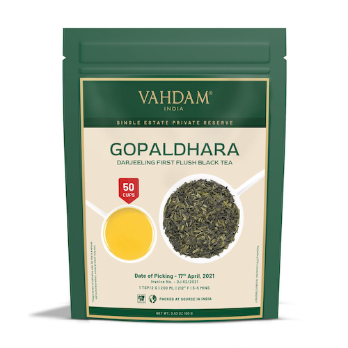 Черный чай Дарджилинг Гопалдхара (100 г), Gopaldhara Darjeeling Black Tea, произв. VAHDAM #1
