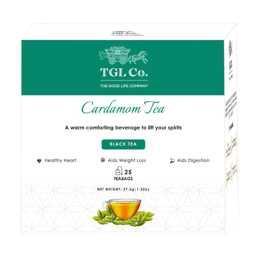 Черный чай с Кардамоном (25 пак, 1,5 г), Cardamom Black Tea, произв. TGL Co. #1