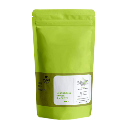 Черный чай с Лемонграссом и Имбирем (100 г), Lemongrass Ginger Black Tea, произв. The Tea Shelf #1