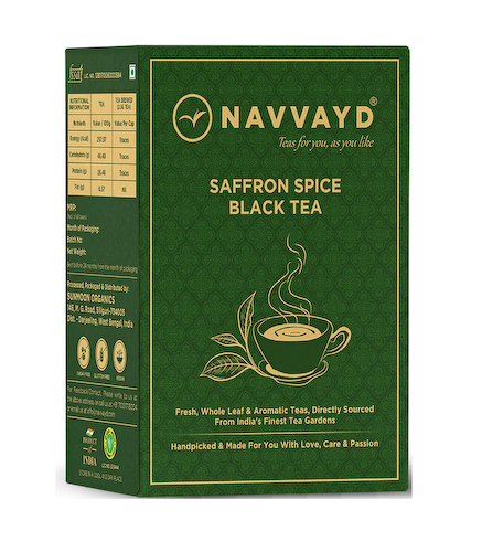Черный чай с Шафраном и специями (100 г), Saffron Spice Black Tea, произв. Navvayd #1