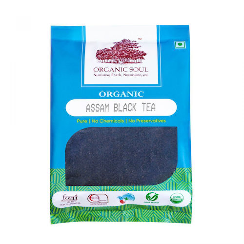 Органический черный чай Ассам (200 г), Organic Assam Black Tea, произв. Organic Soul #1