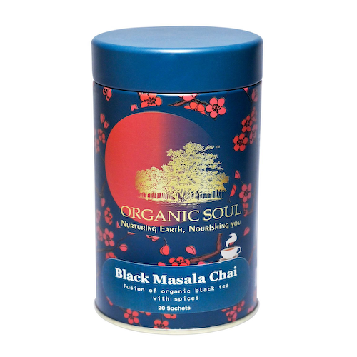 Органический Черный чай Масала (20 пак, 2 г), Black Masala Tea, произв. Organic Soul #1