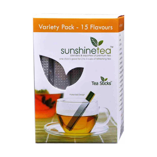 Чай ассорти 15 вкусов (15 пак, 2,5 г), Variety Pack Tea 15 Flavours, произв. Sunshine Tea #1