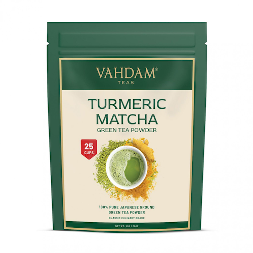 Чай Матча с Куркумой (50 г), Turmeric Matcha Green Tea, произв. VAHDAM #1