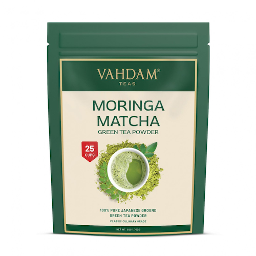 Чай Матча с Морингой (50 г), Moringa Matcha Green Tea, произв. VAHDAM #1