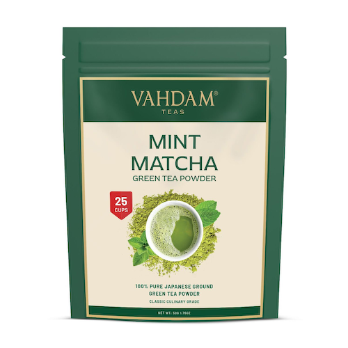 Мятный чай Матча (50 г), Mint Matcha Green Tea Powder, произв. VAHDAM #1