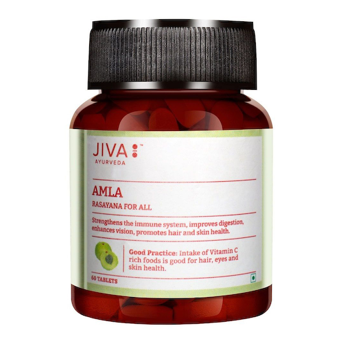 Амла (60 таб, 500 мг), Amla Tablets, произв. Jiva #1