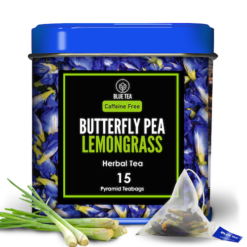 Чай из Клитории и Лемонграсса (15 пак, 1,65 г), Butterfly Pea Lemongrass Herbal Tea, произв. Blue Tea #1