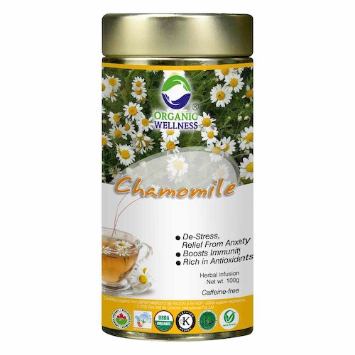 Чай из Ромашки (100 г), Chamomile Tea, произв. Organic Wellness #1