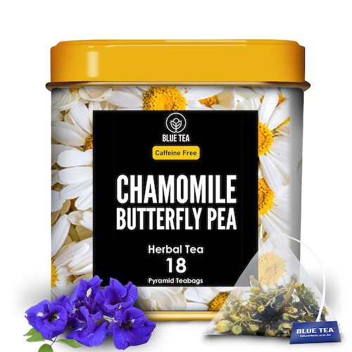 Чай из Ромашки и Клитории (18 пак, 1,83 г), Chamomile Butterfly Pea Herbal Tea, произв. Blue Tea #1