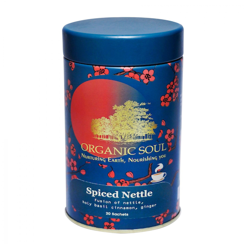 Чай с Крапивой, Тулси, Корицей и Имбирем (20 пак, 2 г), Spiced Nettle, произв. Organic Soul #1