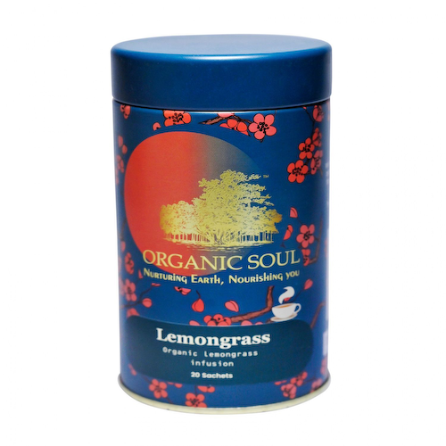 Чай с органическим Лемонграссом (20 пак, 2 г), Organic Lemongrass Infusion, произв. Organic Soul #1
