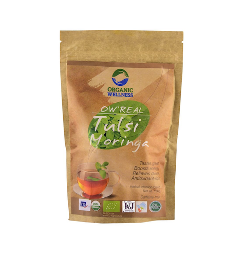 Чай с Тулси и Морингой (100 г), Real Tulsi Moringa Tea, произв. Organic Wellness #1