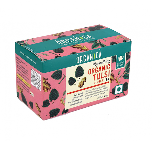 Чай Тулси с Имбирем (25 пак), Organic Tulsi Ginger Tea, произв. Organica #1