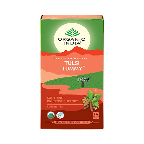 Чай Тулси Тамми: для пищеварения (25 пак, 1,8 г), Tulsi Tummy, произв. Organic India #1