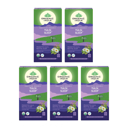 Набор Чай с Тулси: для здорового сна (25 пак, 1,8 г), Tulsi Sleep Set, произв. Organic India #1