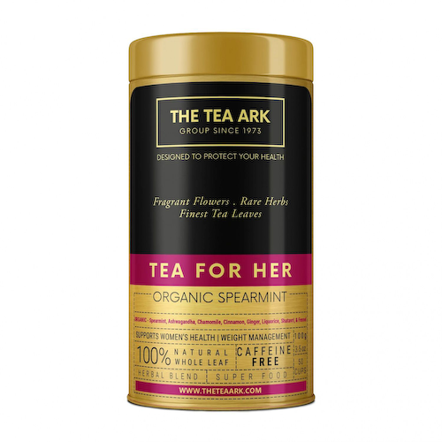 Органический чай для женщин с Мятой (100 г), Tea for Her Organic Spearmint Tin, произв. INLIFE #1
