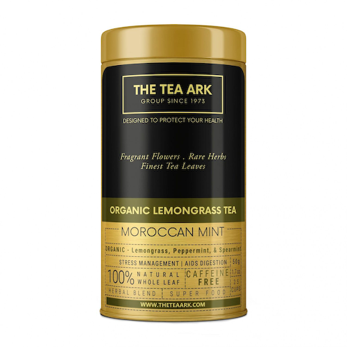 Органический чай из Лемонграсса и Марокканской мяты (50 г), Organic Lemongrass Tea Moroccan Mint Tin, произв. INLIFE #1