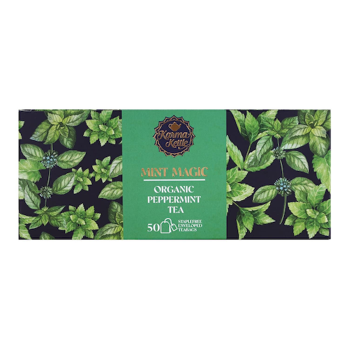 Органический чай из Мяты (50 пак, 2 г), Mint Magic Tea, произв. Karma Kettle #1