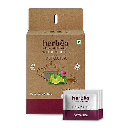 Шуддхи: чай для детокса (20 пак, 1,5 г), Shuddhi Detoxtea, произв. Herbëa #1