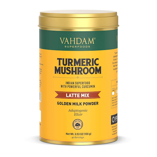 Смесь латте из Куркумы и Рейши (100 г), Turmeric Mushroom Latte Mix, произв. VAHDAM #1