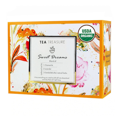 Травяной чай для хорошего сна (18 пак, 2 г), Sweet Dreams Tea, произв. Tea Treasure #1