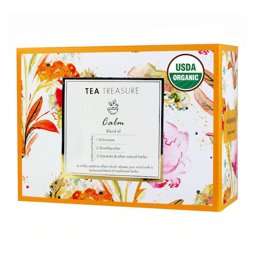 Травяной чай для спокойствия (18 пак, 2 г), Calm Tea, произв. Tea Treasure #1