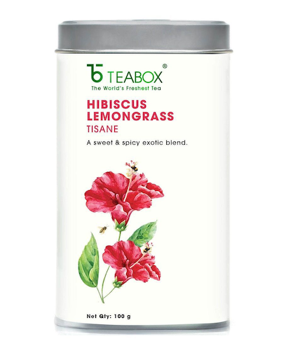 Травяной чай из Гибискуса и Лемонграсса (100 г), Hibiscus Lemongrass Tisane, произв. Teabox #1