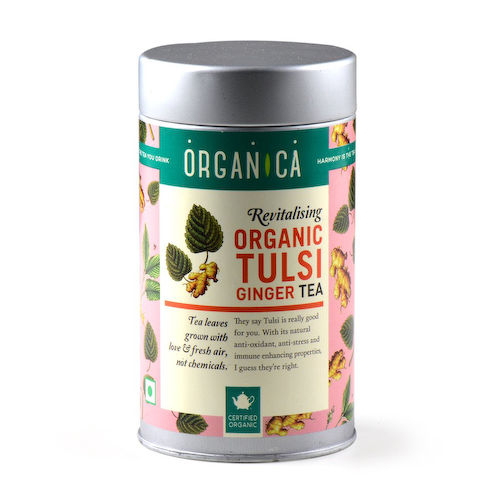 Тулси чай с Имбирем (75 г), Organic Tulsi Ginger Tea, произв. Organica #1