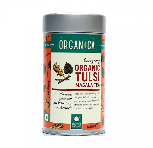 Тулси чай с Масала (75 г), Organic Tulsi Masala Tea, произв. Organica #1