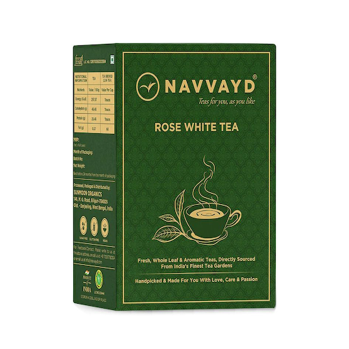 Белый чай с Розой (100 г), Rose White Tea, произв. Navvayd #1