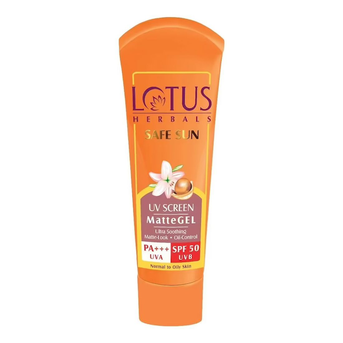 Солнцезащитный гель с SPF-50 (50 г), Safe Sun Matte Gel SPF-50, произв. Lotus Herbals #1