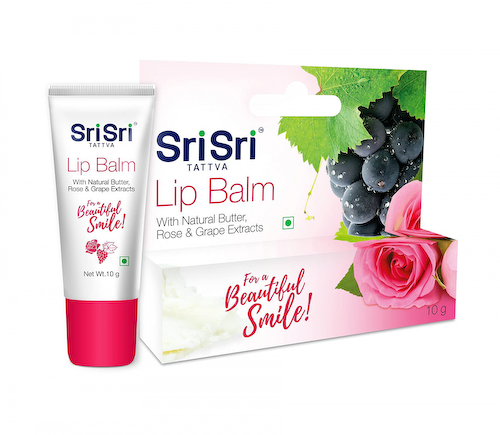 Бальзам для губ с экстрактом Розы и Винограда (10 г), Lip Balm, произв. Sri Sri Tattva #1