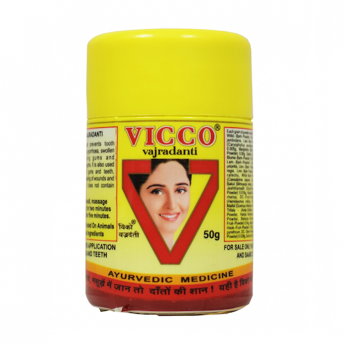 Аюрведический зубной порошок Ваджраданти (50 г), Vajradanti Tooth Powder, произв. Vicco #1