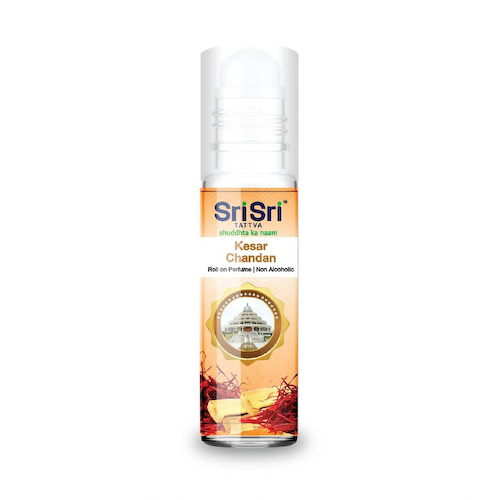 Роликовые духи Шафран и Сандал (10 мл), Kesar Chandan Roll-On Perfume, произв. Sri Sri Tattva #1