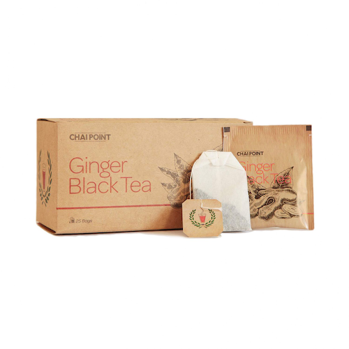 Черный Чай с Имбирем (25 пак, 2 г), Ginger Black Tea, произв. Chai Point #1