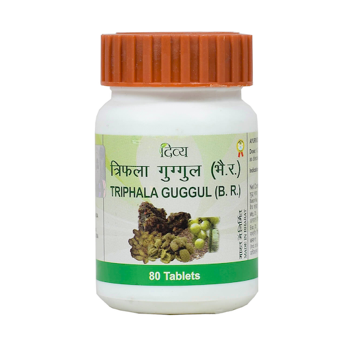 Трифала Гуггул (80 таб, 500 мг), Triphala Guggul, произв. Patanjali #1